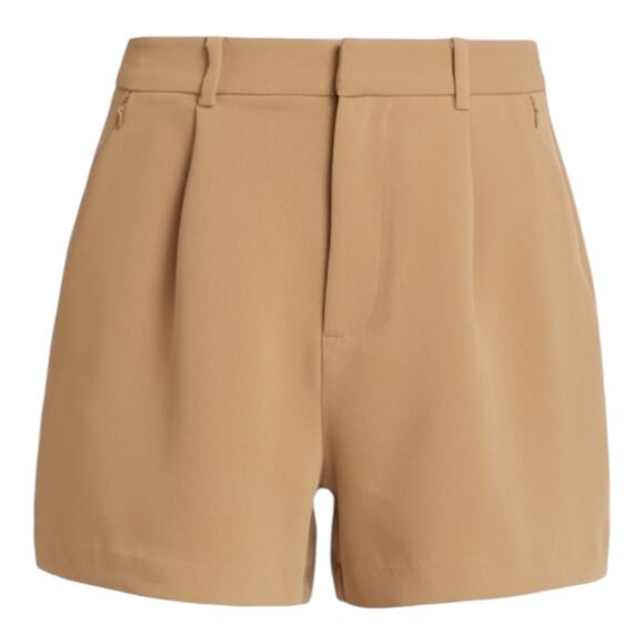 Good American shorts Luxe suiting trouser shorts brown size 15